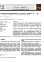 Orientation uncertainty goes bananas: An algorithm to visualise the uncertainty sample space on stereonets for oriented objects measured in boreholes