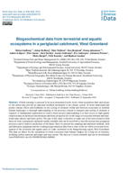 Biogeochemical data from terrestrial and aquatic ecosystems in a periglacial catchment, West Greenland