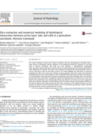 Data evaluation and numerical modeling of hydrological interactions between active layer, lake and talik in a permafrost catchment, Western Greenland