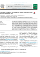 Multivariate evaluation of blast damage from emulsion explosives in tunnels excavated in crystalline rock