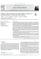 Leaching of spent nuclear fuels in aerated conditions: Influences of sample preparation on radionuclide release patterns