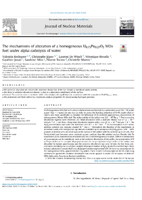 The mechanisms of alteration of a homogeneous U0.73Pu0.27O2 MOx fuel under alpha radiolysis of water