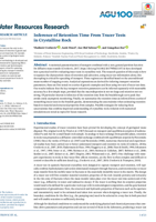 Inference of Retention Time FromTracer Tests in Crystalline Rock