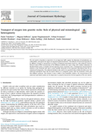 Transport of oxygen into granitic rocks: Role of physical and mineralogical heterogeneity