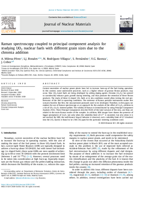 Raman spectroscopy coupled to principal component analysis for studying UO2 nuclear fuels with different grain sizes due to the chromia addition