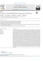 Dissolution of unirradiated MOX fuel in the presence of metallic iron