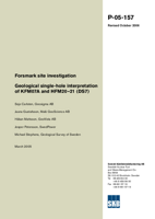 Geological single-hole interpretation of KFM07A and HFM20-21 (DS7). Forsmark site investigation Revised October 2006