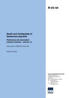 Depth and stratigraphy of quaternary deposits. Preliminary site description Laxemar subarea - version 1.2