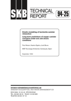 Kinetic modelling of bentonite-canister interaction. Long-term predictions of copper canister corrosion under oxic and anoxic conditions