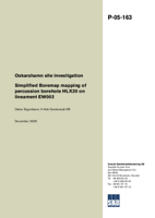 Simplified Boremap mapping of percussion borehole HLX20 on lineament EW002. Oskarshamn site investigation