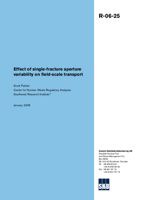 Effect of single-fracture aperture variability on field-scale transport