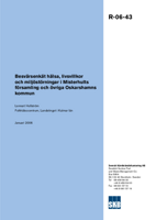 Besvärsenkät hälsa, livsvillkor och miljöstörningar i Misterhults församling och övriga Oskarshamns kommun