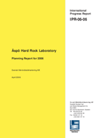 Äspö Hard Rock Laboratory. Planning report for 2006