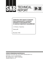 Calibration with respect to hydraulic head measurements in stochastic simulation of groundwater flow - A numerical experiment using MATLAB