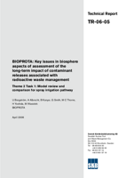 BIOPROTA: Key issues in biosphere aspects of assessment of the long-term impact of contaminant releases associated with radioactive waste management. Theme 2 Task 1: Model review and comparison for spray irrigation pathway