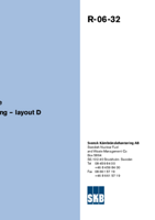 Slutförvar för använt kärnbränsle. Preliminär anläggningsbeskrivning - layout D. Oskarshamn, delområde Laxemar