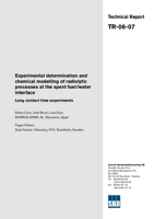 Experimental determination and chemical modelling of radiolytic processes at the spent fuel/water interface. Long contact time experiments