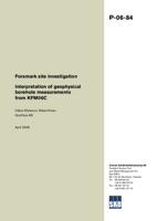 Interpretation of geophysical borehole measurements from KFM06C. Forsmark site investigation