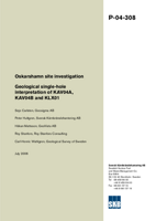 Geological single-hole interpretation of KAV04A, KAV04B and KLX01. Oskarshamn site investigation