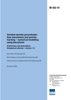 Variable-density groundwater flow simulations and particle tracking - numerical modelling using DarcyTools. Preliminary site description Simpevarp subarea - version 1.2