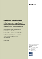 Soils, Quaternary deposits and bedrock in topographic lineaments situated in the Laxemar subarea. Oskarshamn site investigation