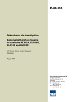 Geophysical borehole logging in boreholes KLX12A, KLX09G, KLX10B and KLX10C. Oskarshamn site investigation