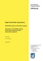 Äspö Hard Rock Laboratory. TRUE Block Scale continuation project. Evaluation of the BS2B sorbing tracer tests using the Posiva streamtube approach