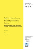 Äspö Hard Rock Laboratory. Äspö Task Force on modelling of groundwater flow and transport of solutes. Modelling of Task 6D, 6E, 6F and 6F2 using the Posiva streamtube approach