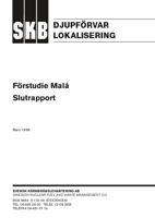 Förstudie Malå. Slutrapport