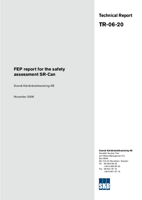 FEP report for the safety assessment SR-Can