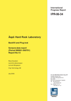 Äspö Hard Rock Laboratory. Backfill and Plug test. Sensors data report (Period 990601-060701) Report No:13