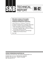 Microbial analysis of the buffer/container experiment at AECL`s Underground Research Laboratory (also published as AECL-11436, COG-95-446, ANDRA C RP 0.AEC 96-001)