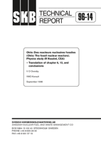 Oklo: Des reacteurs nucleaires fossiles (Oklo: The fossil nuclear reactors). Physics study (R. Naudet, CEA) - Translation of chapters 6, 13, and conclusions