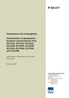 Interpretation of geophyscial borehole measurements from KLX13A, KLX14A, KLX22A, KLX22B, KLX23A, KLX23B, KLX24A, KLX25A, KLX26A and KLX26B. Oskarshamn site investigation