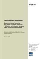 Determination of porosity and micro fracturing using the 14C-PMMA technique in samples taken from Oskarshamn area. Oskarshamn site investigation