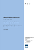 Partitioning and transmutation. Annual report 2006