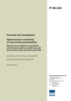 Hydrochemical monitoring of near surface groundwaters. Results from sampling of five shallow soil monitoring wells, one BAT pipe and three private wells, July 2005-April 2006. Forsmark site investigation