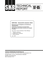 Äspö HRL - Geoscientific evaluation 1997/4. Results from pre-investigations and detailed site characterization. Comparison of predictions and observations. Hydrogeology, groundwater chemistry and transport of solutes