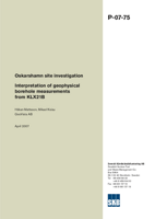 Interpretation of geophysical borehole measurements from KLX21B. Oskarshamn site investigation