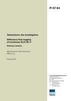 Difference flow logging of boreholes KLX11B-F. Subarea Laxemar. Oskarshamn site investigation