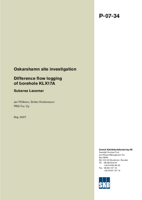 Difference flow logging of borehole KLX17A Subarea Laxemar. Oskarshamn site investigation