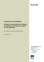 Analysis of uncertainty and changes in orientation of fractures coupled to PFL anomalies. Forsmark site investigation