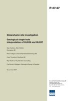 Geological single-hole interpretation of KLX09 and HLX37. Oskarshamn site investigation