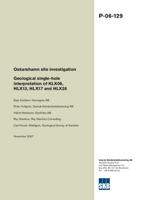 Geological single-hole interpretation of KLX06, HLX13, HLX17 and HLX28. Oskarshamn site investigation