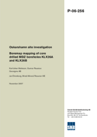 Boremap mapping of core drilled MDZ boreholes KLX26A and KLX26B. Oskarshamn site investigation