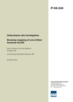 Boremap mapping of core drilled borehole KLX09. Oskarshamn site investigation