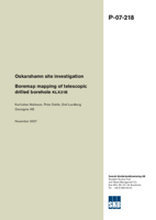 Boremap mapping of telescopic drilled borehole KLX21B. Oskarshamn site investigation