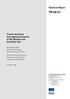 Crustal structure and regional tectonics of SE Sweden and the Baltic Sea