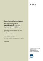 Geological single-hole interpretation of KLX15A, HLX30, HLX31 and HLX33. Oskarshamn site investigation