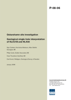 Geological single-hole interpretation of KLX2B and HLX40. Oskarshamn site investigation